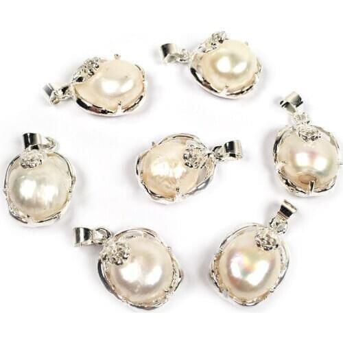 100% Natural Freshwater Pearl Pendants Womens Charms Pendants For jewelry making DIY Accessories Fit Necklaces Size 13x20mm