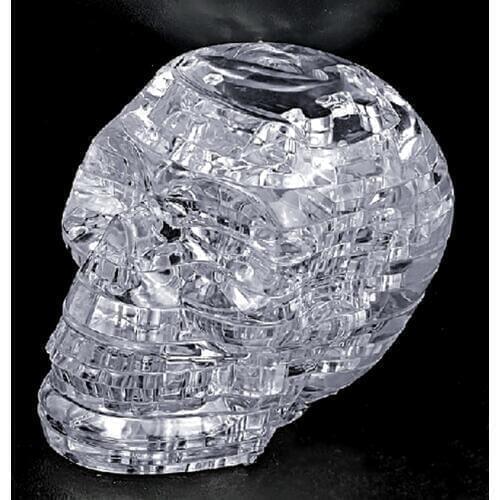 3D Crystal Puzzle DIY Jigsaw Assembly Model Gift Toy Skull Skeleton Puzzles Kids Toys for Children Installed Jigsaw Early Learn