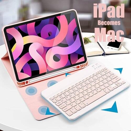 For iPad 10.2 2019 2020 9.7 2018 5th 6th 7th 8th Gen Keyboard Mouse Case for iPad Air 2 3 4 10.9 Pro 11 2021 9.7 10.5 Cover