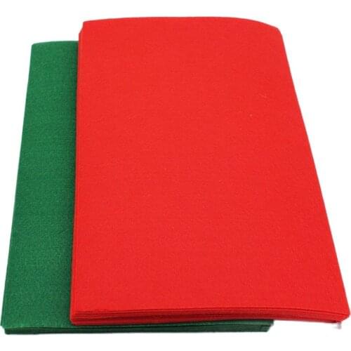 CMCYILING 20 Pcs/lot 20*30cm Felt Fabric 1 MM Thickness Polyester Cloth For DIY Crafts Scrapbook Felt Sheet