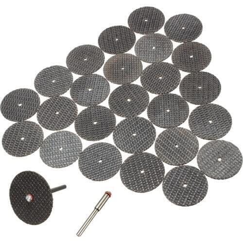 26Pcs/lot Metal Cutting Disc For Dremel Grinder Rotary Circular Saw Blade Dremel Wheel Cutting Sanding