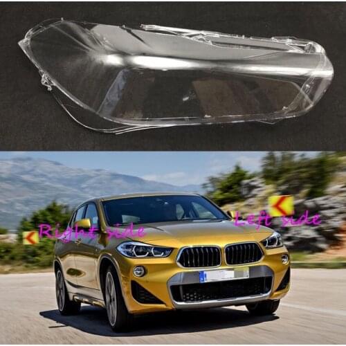 For BMW X2 F39 2020 Car Headlight cover Headlamp Lens Auto Shell Cover