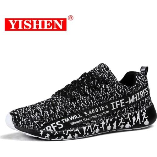 YISHEN Man Casual Shoes Fashion Walking Shoes for Men Women Lightweight Non-slip Cushioning Flat Sneakers Male Shoes Size 36-47