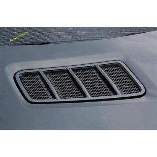 Lapetus Front Head Roof Hood Air Condition AC Vent Outlet Net Frame Cover Trim For Mercedes-Benz GLS 2015 2016 2017 Accessories