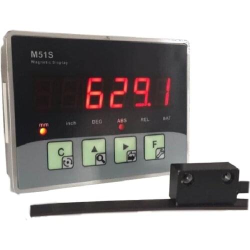 M510 Single Axis Magnetic Scale Display Integrated Embedded Magnet Tape Measurement System
