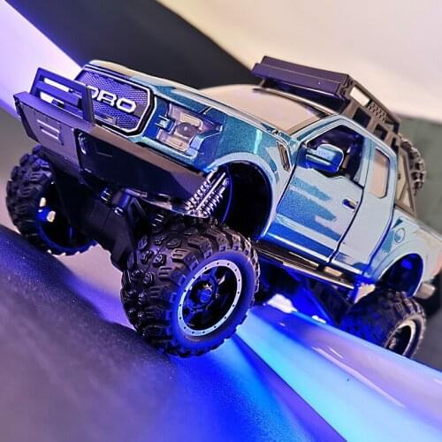 1/32 Simulation Raptor F150 Pickup Off-road Vehicle Alloy Car Model Car Model Toy Car Boy Modified Bigfoot
