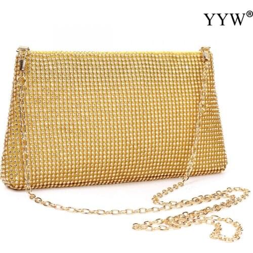 Fashion 2021 Women Shoulder Bag With Rhinestone Exquisite Clutch Bag Luxury Designer For Women Ladies Wedding Party Hand Bag