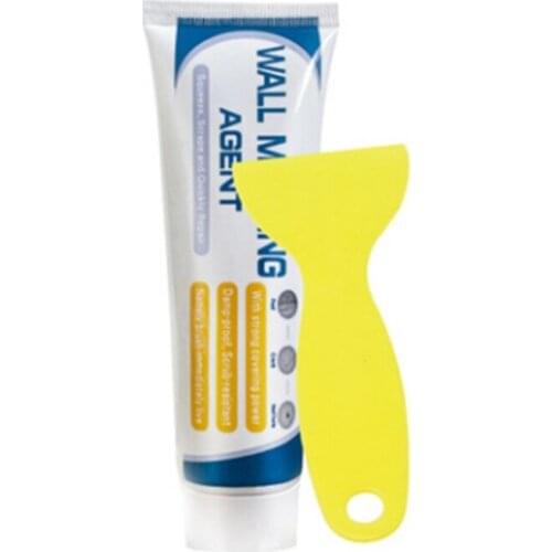 L38A Wall Plaster Repair Kit Wall Repair Cream Putty Quick for Repairing Crack Holes Graffiti Free Scraper and Free Nozzle