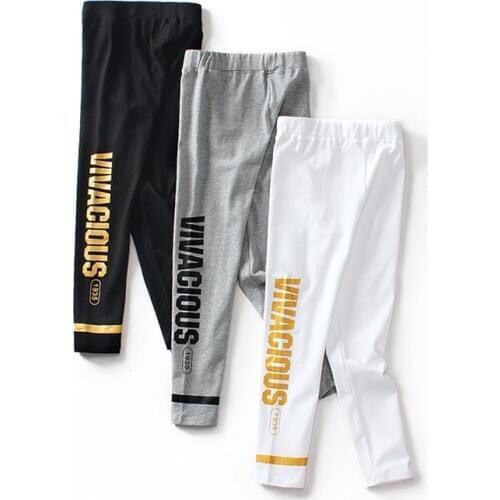 New Korean Style Childrens Clothes Fashion Baby Girls High Quality Elastic Pants Cool Boys Cotton Soft Sport Trousers 3 Colors