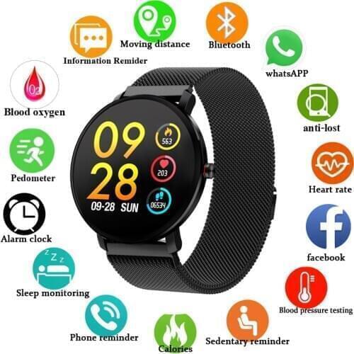RGTOPONE 2019 Waterproof Smart watch Mens Gift IP68 Sports Fitness Tracker Heart Rate Weather Calls Phones Reminder Watch