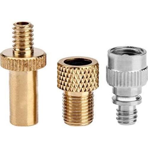 3pcs Bike Bicycle French to American Valve Adapters Presta Valve Extension Pump Tools For Mountain Road Bike Valve Adaptor