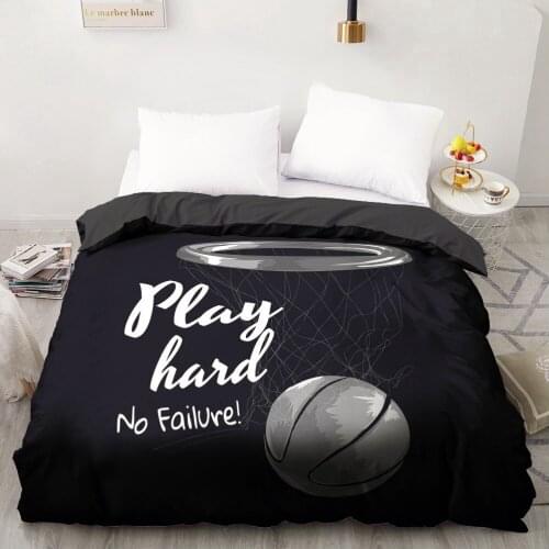 1PCS Duvet Cover,3D Luxury Printing Quilt Cover 240x220/200x200/140x200/210x210,Sport Bedding King/Queen/Double size,Drop Ship