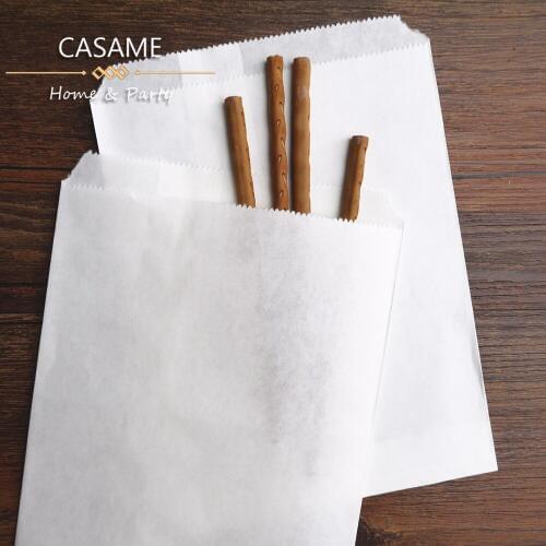 100pcs/ Lot craft treat candy bag high quality Party Favor Paper Bags kraft Chevron Printed Paper craft Bags Bakery food Bags