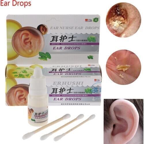 15ML/bottle Ear Gel Ear Drops Cleaner Ear Wax Remover Removal Liquid Cleaning Acute Otitis Drop Health Care