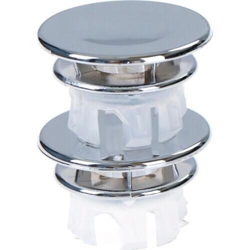 2pcs/lot Bathroom Accessories Basin Sink Round Overflow Cover Ring Insert Replacement Tidy Chrome Trim Overflow Ring