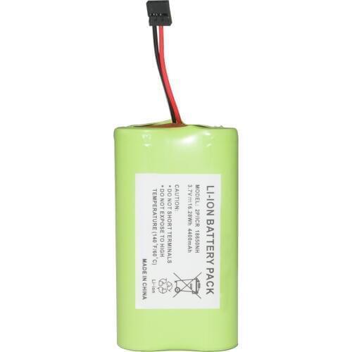 3.7V 4400mAh For Head lamp Bike Bicycle Light Rechargeable Battery Pack with 2pc 18650 cells inside made by Hixon