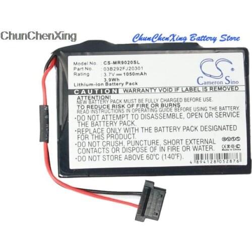 Cameron Sino 1050mAh Battery 03B292FJ20301 for Magellan RoadMate 9020, 9020TLM, 9055, 9055LM, Pro 9165T