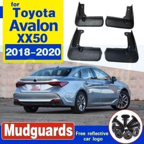 For Toyota Avalon XX50 2019 2020 Front Rear Set Car Mud Flaps Mudflaps Splash Guards Mudguards Fender Dirty Guards