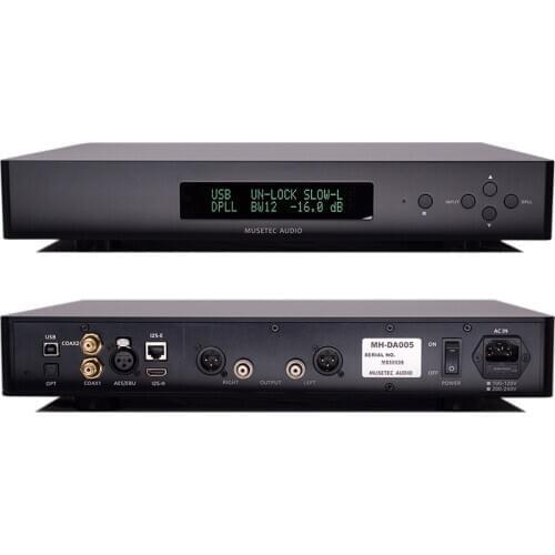 L.K.S Audio MH-DA005 DAC Flagship decoder ES9038pro PCM384KHz DSD512 Dop64 DAC IIS Coaxial OPT AES EBU USB Decoder