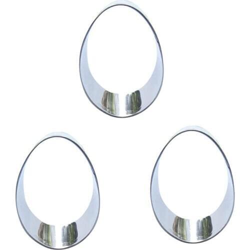 Ducks Egg shape 3 piece biscuit cutting molds, baking tools, cake decorating soft candy tools