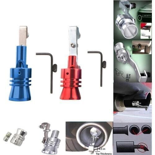 CARPRIE Sound Maker Exhaust Pipe Oversized Roar Maker Car Auto Exhaust Pipe Loud Whistle Sound Maker Red / Blue m18