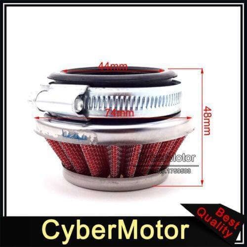 Racing 44mm Air Filter For 2 Stroke 47cc 49cc Engine Carb Mini Moto Kids Quad ATV Dirt Pocket Bike