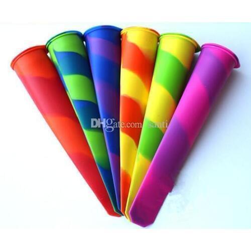 Silicone Popsicle Mold Ice Pop Molds Ice Cube Tray Ice Cream Tubs Tools