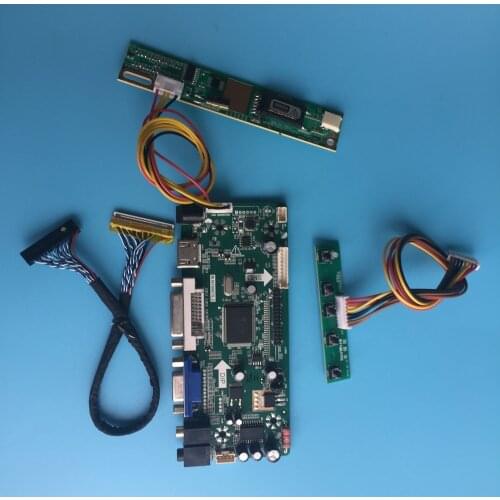 Kit for B121EW03 V9 HDMI DVI Signal VGA 1 lamps LVDS Controller board 20pin 1280X800 Driver screen 12.1" Panel monitor
