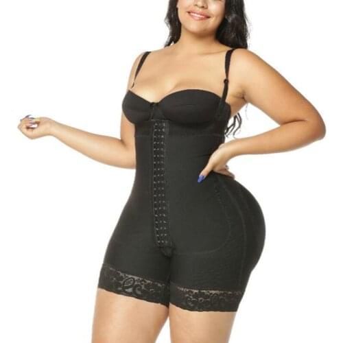 Post Surgery Skims Compression Garments Strapless Faja Lace Body Shaper Slimming Underwear Belly Reductive Girdle Post Surgery