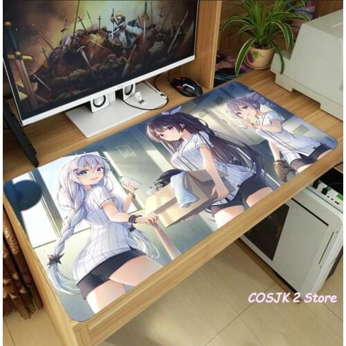 Anime Honkai Impact 3 Kiana Kaslana Bronya Zaychik Mouse Pad Thicken Laptop Gaming Mice Mat Table Keyboard Mat Playmat Xmas Gift