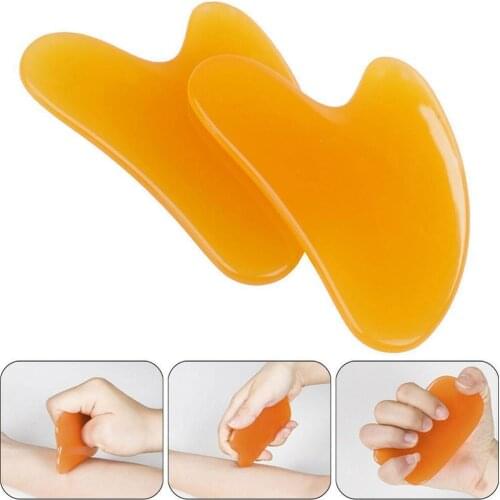 10 Colors Beauty Massage Beeswax Scraping Massage Scraper Face Massager Acupuncture Gua Sha Eye Face Board SPA Massager