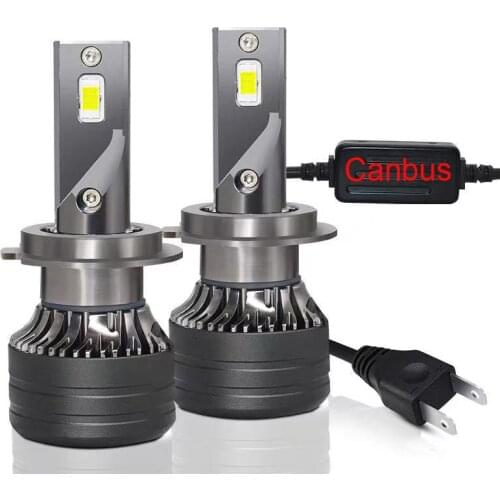 Muxall 2Pcs No Error Canbus H4 H7 100W 30000LM H1 H8 H9 H11 9005 HB3 9006 LED Car lamp Headlight Turbo Fog Lamp 6000K 12V 24V