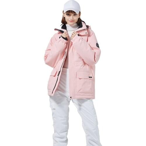 Mens and Womens Snow Jackets + Strap Pants Snowboarding Clothing Winter Outdoor Suit Wear Skiing Coats 10K Waterproof Costume