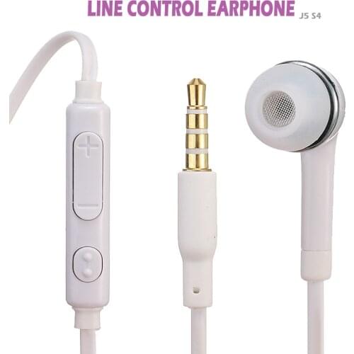 3.5 mm Wired In-ear Earphones For Samsung Galaxy A10 A20 A30 A40 A50 Cell Phone Accessories Fashion White Portable Earphone