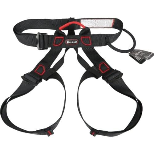 Professional Outdoor Sports Safety Belt Rock Mountain Climbing Harness Waist Support Half Body Harness Aerial Survival