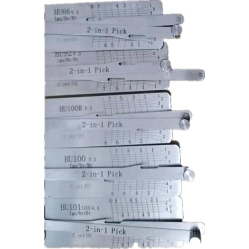 LISHI 2 in 1 2in1 locksmith tool HU162T(9) HU162T (10) HU100R HU101 HU100 HU92 HU87 HU83 HU64 HU66 HU58 ign dr bt for car keys