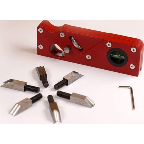 Chamfer Plane for Wood, Metal Woodworking Edge Corner Plane Flattening Tool, Woodwork Hand Planer 19QB