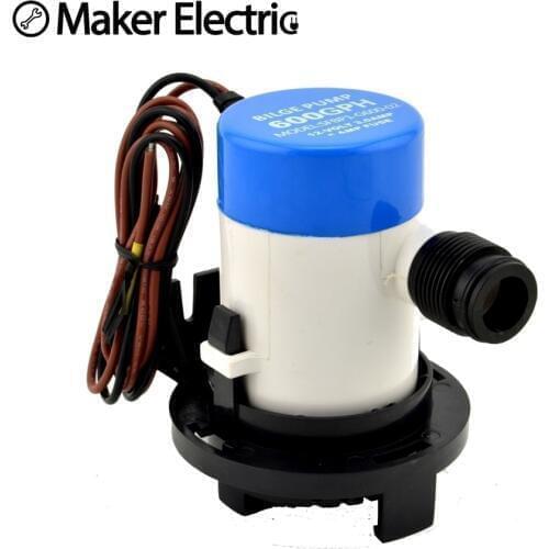 Bilge Pump 3/4" hose MKBP1-G350-02 350GPH 12v shoreline rule marine bilge pumps Electric Water Pump