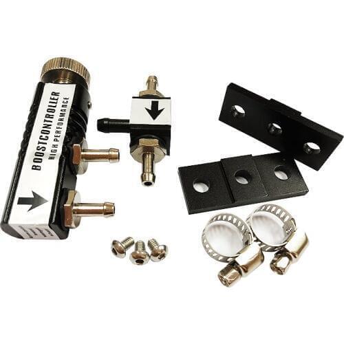 UNIVERSAL ADJUSTABLE MANUAL TURBO BOOST CONTROLLER KIT 1-30 PSI IN-CABIN