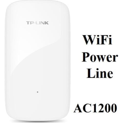 TPLink Single Universal WiFi Extender 1200Mbps Power Line Adapter Extender 2.4GHz 300M 5GHz 867M WiFi Hotspot Wireless Extender