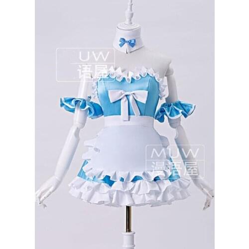 Azur Lane Cygnet Cosplay Costume Changing Lolita Maid Dress Cute Cosplay Uniform Halloween Costumes for Women Free Shipping