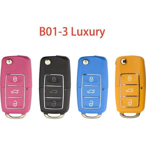 1 Piece KEYDIY B series B01-3 luxury 3 Button Remote Control Key For KD900 KD900+ URG200 KD-X2 Key Programmer Blue Yellow Black