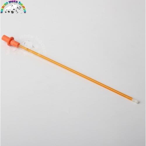 100pcs Dog Disposable Artificial Insemination Catheters Rods Breeding Tubes Soft Rubber 200mm Canine Semen Catheter For Dog