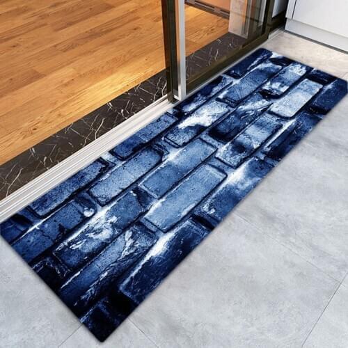 3D Printed Floor Mat Doormat Anti-slip Kitchen Carpet Door Mats Hallway Absorbent Rug Bathroom Shower Mat Indoor Rugs Washable