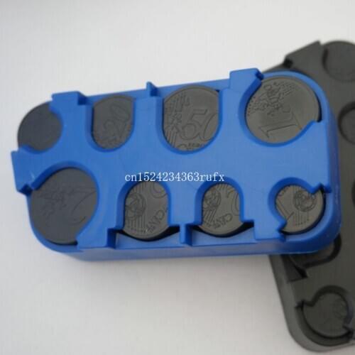 50pcs Euro Coin Dispenser Storage Coins Purse Coin Boxes Wallet Holders Storage Money Box