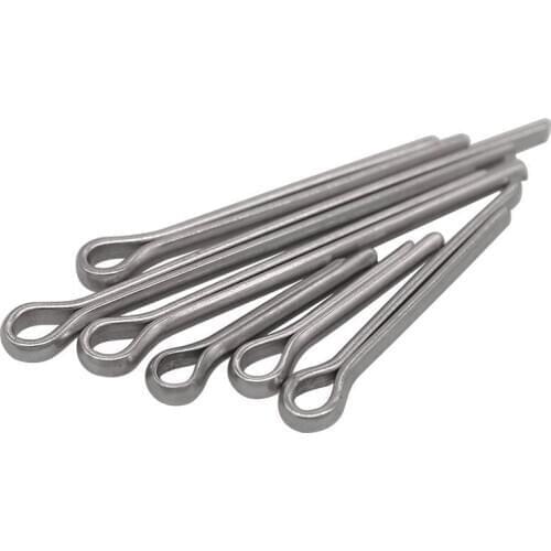 8pcs M5 Stainless Steel Cotter Hairpin Pin Split-Cotter Fastening Pins 25mm-45mm length