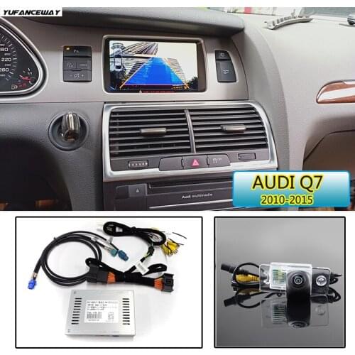 Car Rear View Camera Interface Adapter For Audi Q7 Backup Parking Front Rear Camera Display Decoder Reversing Camera 2010-2015Q7