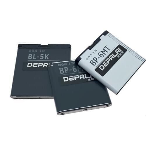 Phone Battery BL-5K BP-6M BP-6MT For Nokia N85 N86 C7 X7 5700 5610 6220 6500S 8600 N81 N82 6720C E51 BL 5K 6MT BL6M Battery