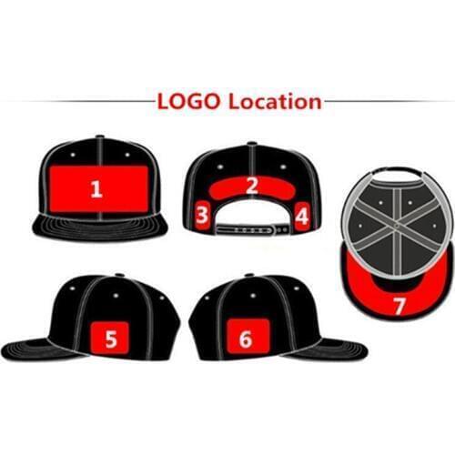 Customized Colors Combination Snap Hats Baseball Caps 6 panels Two Tones Raised Embroidery Logo Flat Brim Adult Kids Hats