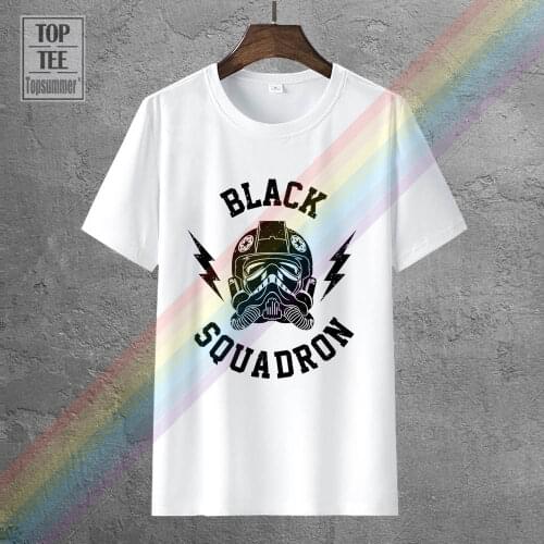 Black Squadron Vintage I T Shirt Star Tie Pilot Imperial Wars Interceptor Saga